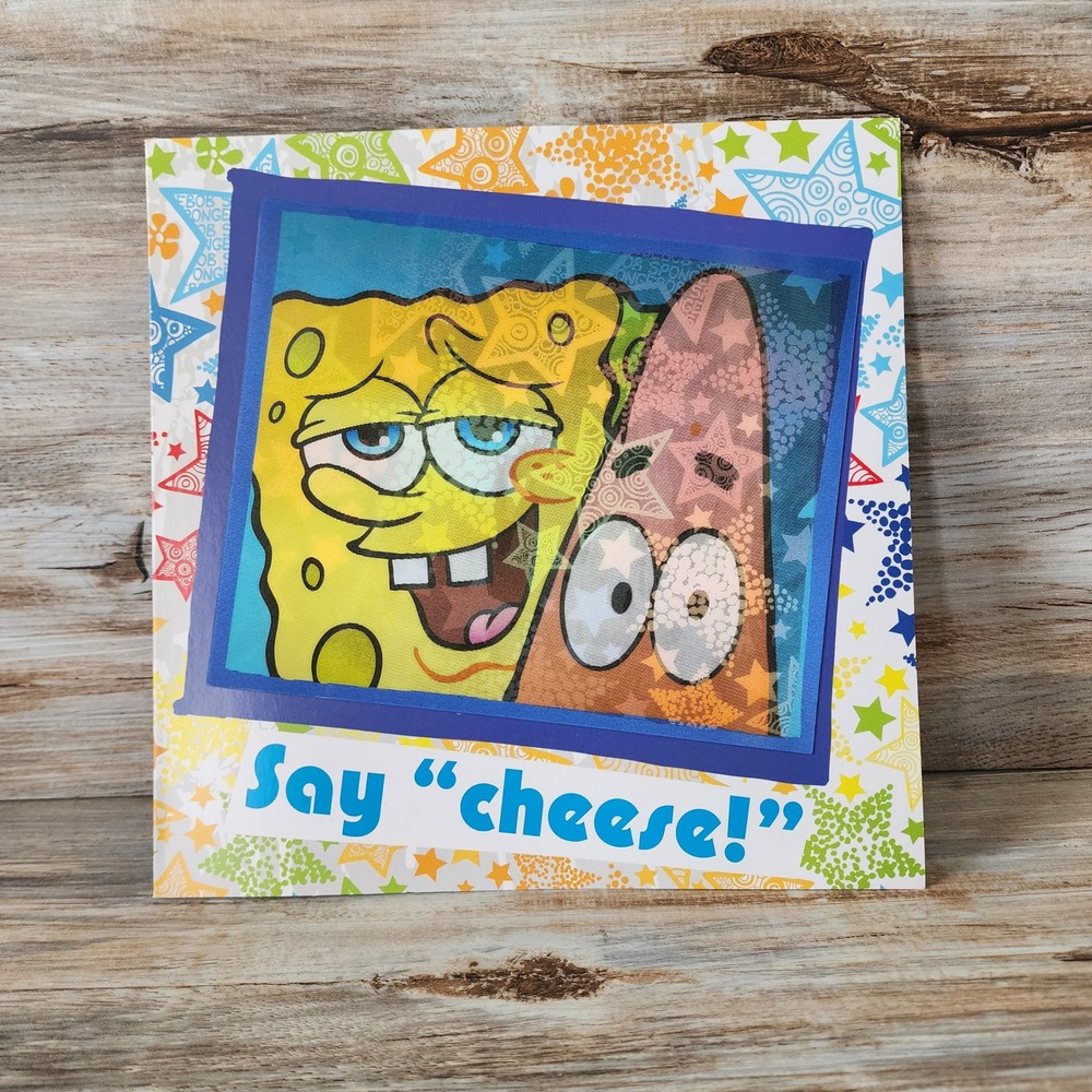 Nickelodeon SpongeBob SquarePants Oversized Birthday Card Carlton Cards 2012